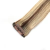 European and American real person hair clip hair intercolor #6/613 high-amplitude hair extension 7-piece set Clip hair Application Scenario